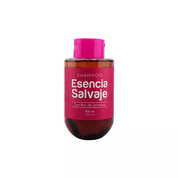 Shampoo Con Flor De Jamaica Esencia Salvaje