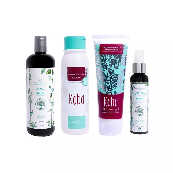 Kaba Kit Crecimiento Acelerado Para Cabello Graso