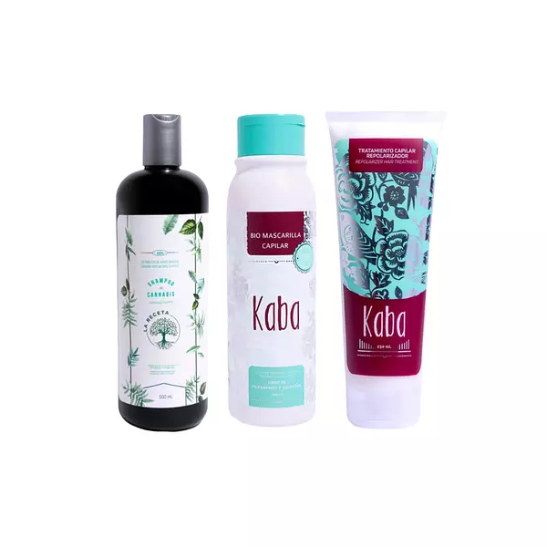 Kaba Kit Capilar + Shampoo Para Cabello Seco