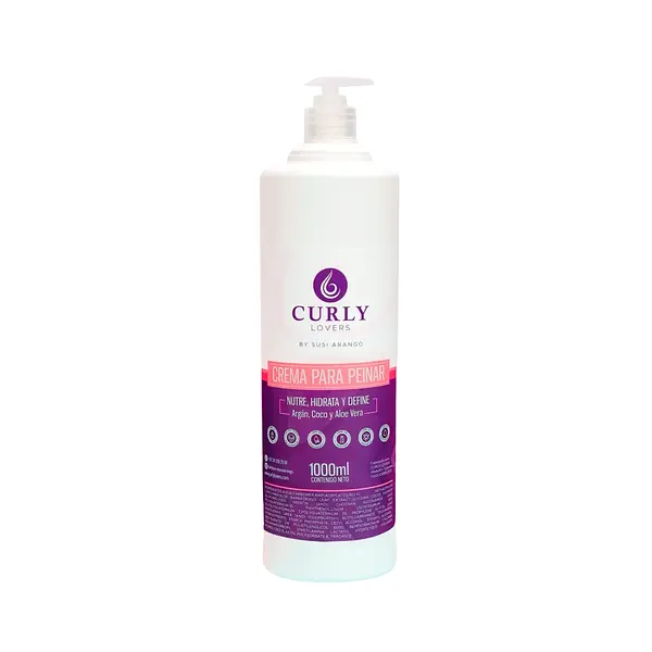 Crema Para Peinar Litro Curly Lovers