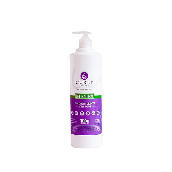 Gel Para Cabello Delgado Litro Curly Lovers