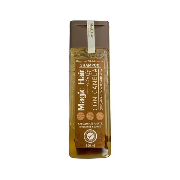Shampoo Con Canela Para Cabello Ondulado Magic Hair