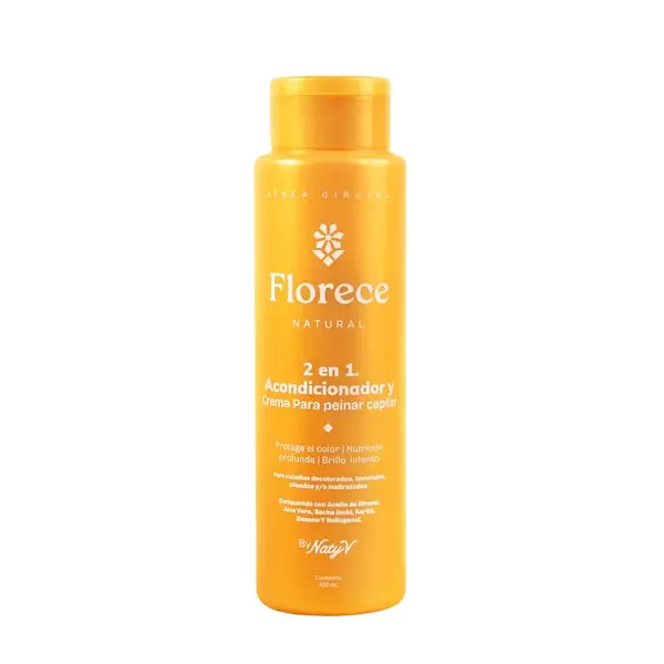 Acondicionador 2 En 1 Adultos 450ml Florece Natural