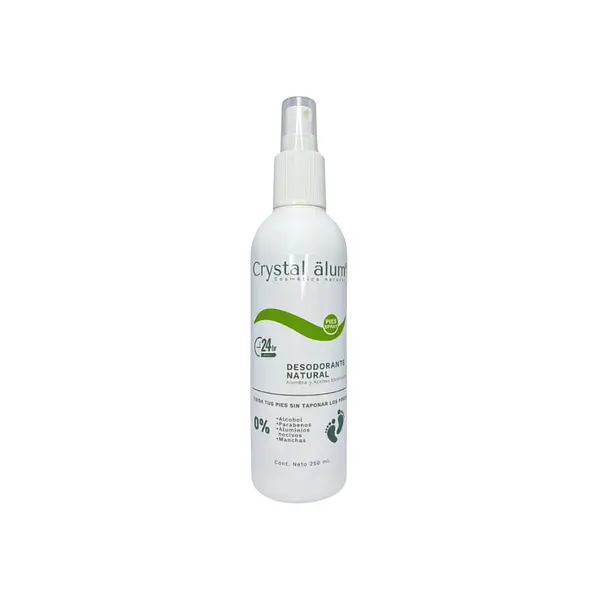 Desodorante Alumbre Spray Pies Crystal Alum